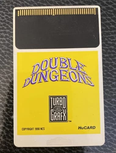Double Dungeons TURBOGRAFX-16 Loose HuCard Tested Working