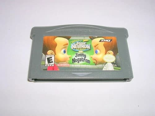 Jimmy Neutron vs. Jimmy Negatron (Nintendo Game Boy Advance GBA) Original Game