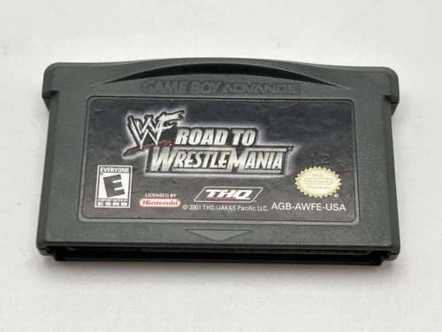 WWF Road to WrestleMania (Nintendo Game Boy Advance, 2001) Cart Only TESTED
