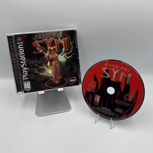 Cardinal Syn PS1 (Sony PlayStation 1, 1998) CIB Complete Black Label Game