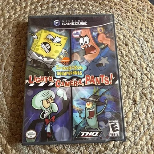 SpongeBob SquarePants: Lights, Camera, Pants Nintendo GameCube FREE SHIPPING