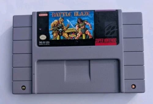 Battle Blaze (Super Nintendo Entertainment System, 1993) Tested, Working