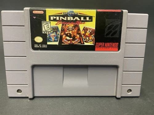 Super Pinball Behind The Mask (SNES, 1994) Authentic SNES