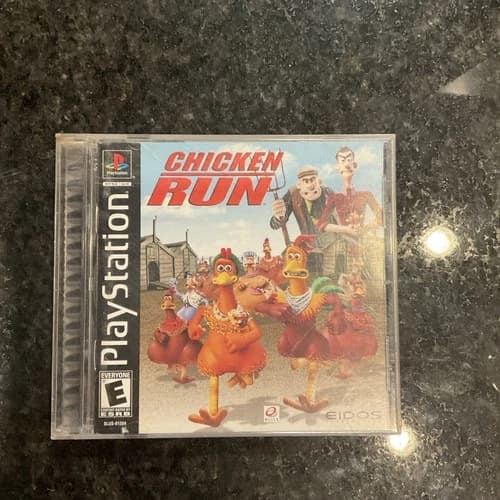 Chicken Run (Sony PlayStation 1, 2000) PS1 Complete CIB With Manual Tested