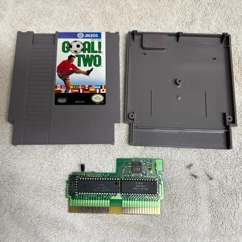 Goal Two (Nintendo Entertainment System, 1992) AUTHENTIC Cleaned