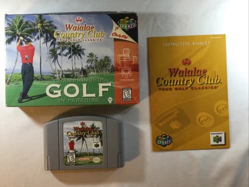 Waialae Country Club True Golf Classics Nintendo N64 CIB