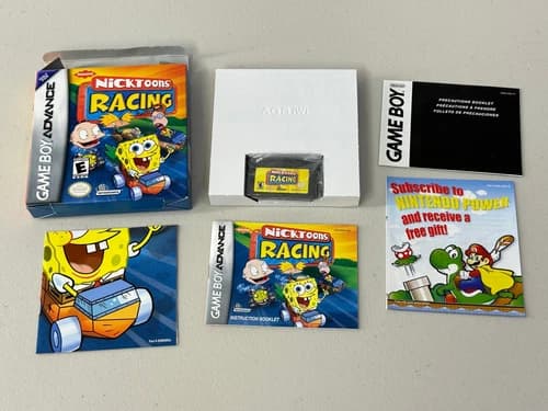 Nicktoons Racing (Nintendo Game Boy Advance GBA) Authentic Complete