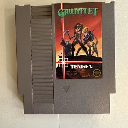 Gauntlet ( Nintendo NES, 1988) Cleaned - Tested & Working