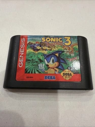 Sonic the Hedgehog 3 (Sega Genesis, 1994) Cartridge Only! Works Great! 🔥