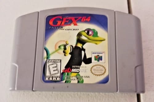 Gex 64 : Enter The Gecko ( Nintendo 64 N64 1998 )