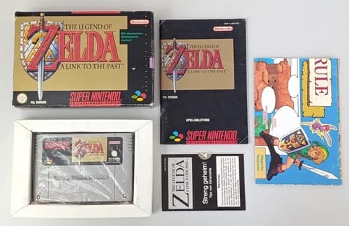 Super Nintendo SNES Game The Legend of Zelda A Link to the Past CIB EXCELLENT RARE