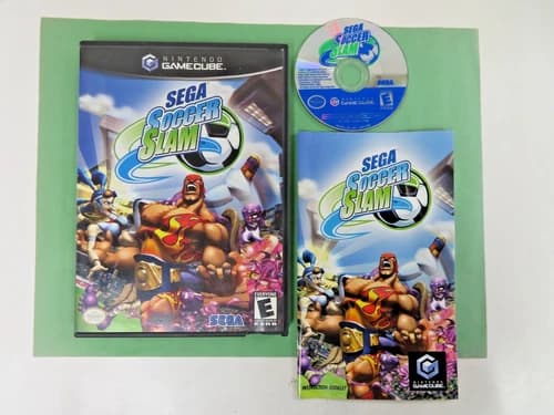 SEGA SOCCER SLAM NINTENDO GAME CUBE VIDEO GAME TESTED WORKS COMPLETE