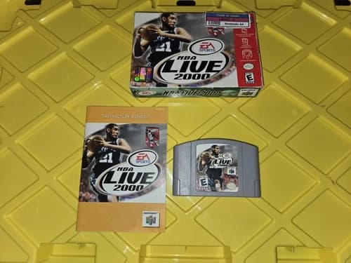 NBA Live 2000 For Nintendo 64 N64 CIB Tested Authentic