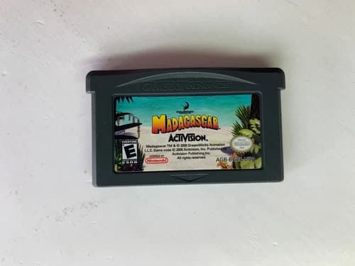 Madagascar GameBoy Advance Nintendo GBA