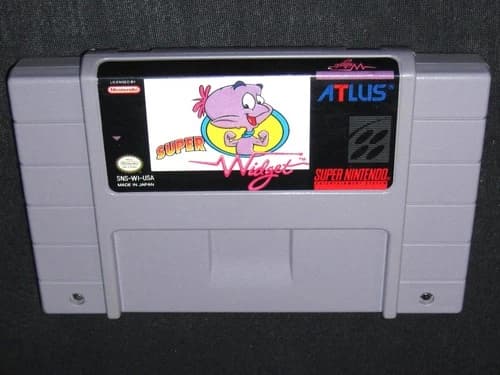 Super Widget (Super Nintendo, SNES, 1993) Authentic