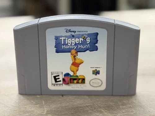 Disney Tigger's Honey Hunt for Nintendo 64 N64 *Authentic* TESTED