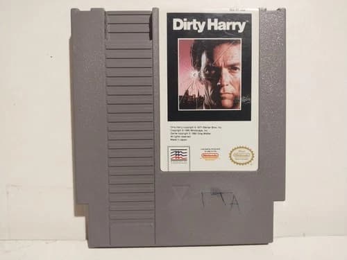 Dirty Harry Nintendo NES Game Cartridge Tested