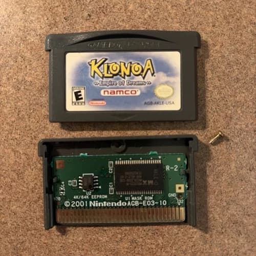 Klonoa Empire of Dreams (Nintendo Game Boy Advance, 2001) GBA Cart Only