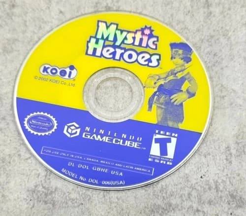 Mystic Heroes (Nintendo GameCube, 2002) Disc Only Tested Working