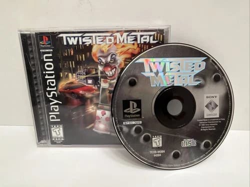 Twisted Metal Black Label CIB Sony PlayStation 1 PS1 +Registration Jewel Case