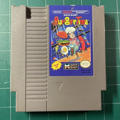BurgerTime (Nintendo Entertainment System NES, 1987) NES Tested