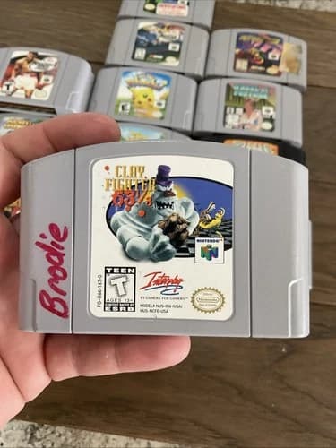 Clay Fighter Clayfighter 63 1/3 Nintendo 64 N64 Original Authentic Game Tested!