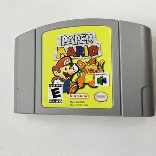 Paper Mario - Nintendo 64 (N64) Fully functional Tested and working