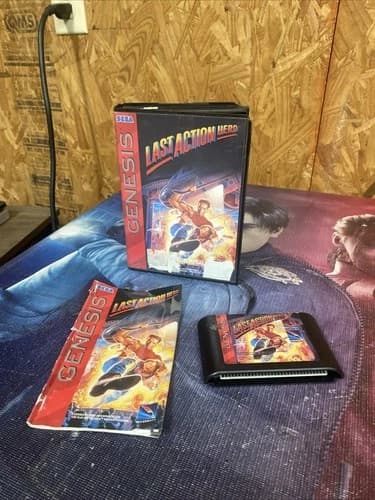 Last Action Hero (Sega Genesis, 1993) Tested Working