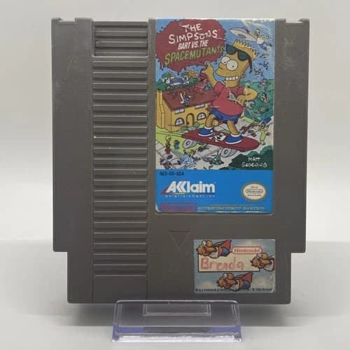 The Simpsons: Bart vs. the Space Mutants (Nintendo NES, 1991) CART ONLY