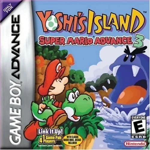 Yoshi’s Island, Super Mario Advance 3 GBA Video Game Gameboy Advance 2002