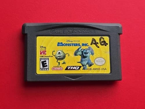 Disney's Monsters, Inc. Game Boy Advance Nintendo GBA Kids Pixar Classic Tested