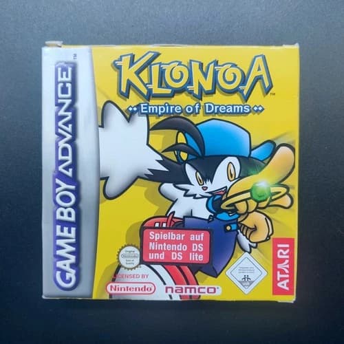 Nintendo Gameboy Advance Game GBA - Klonoa Empire of Dreams - Complete CiB CIB