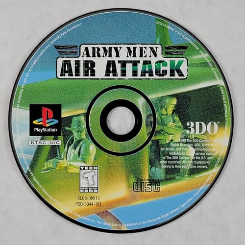 Army Men Air Attack - Loose Sony PS1 Playstation 1 Disc