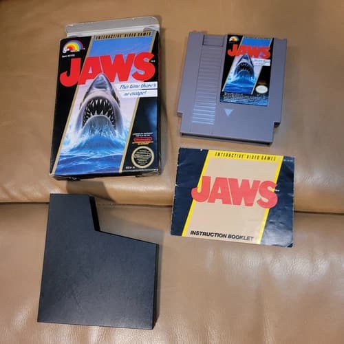 JAWS Nintendo NES Complete in Box CIB