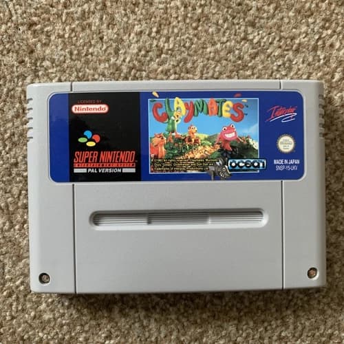 Claymates - SNES Cart, Super Nintendo. Free Postage.