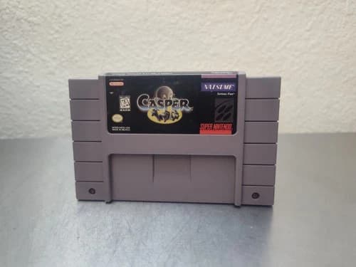Casper SNES (Super Nintendo 1996) Cartridge TESTED/WORKING Authentic