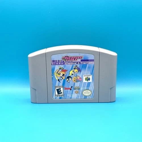 Powerpuff Girls Chemical X-Traction Nintendo 64 N64 Tested