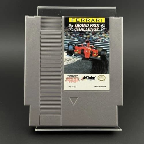 Ferrari Grand Prix Challenge Nintendo NES Tested Authentic Great Condition