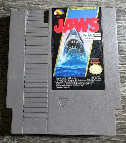 Jaws (Nintendo Entertainment System, 1987) NES Cart Only TESTED