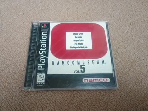 Namco Museum Vol 5 Sony PlayStation PS1 PSX PS Complete!