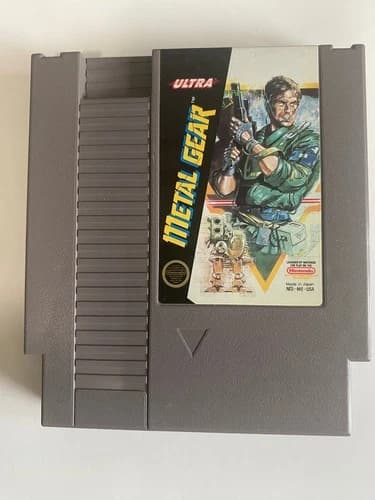 Metal Gear NES Nintendo Entertainment System Stealth Action Video Game