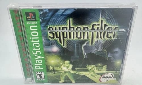 Syphon Filter Greatest Hits Sony PlayStation 1 PS1 Complete with Manual Tested