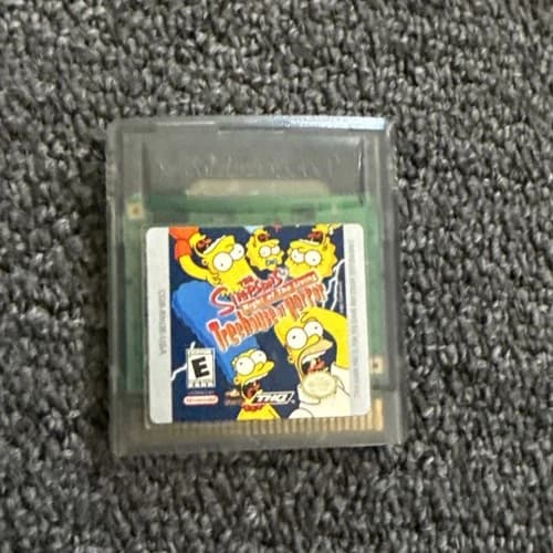 The Simpsons Night of the Living Treehouse of Horror Nintendo GameBoy Color