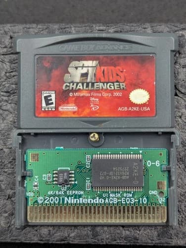 Spy Kids Challenger (Nintendo GameBoy Advance GBA) Cartridge Tested GBA