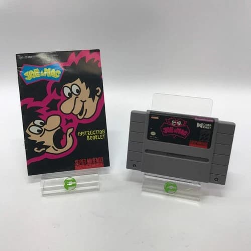 Joe and Mac (Super Nintendo SNES, 1991) Tested Works