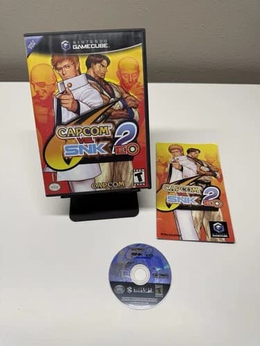 Capcom vs. SNK 2: EO (Nintendo GameCube, 2002) Complete CIB Tested Pristine Disc