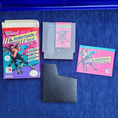 Rollerblade Racer NES Nintendo CIB Complete in Box