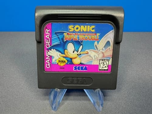SEGA GAME GEAR SONIC THE HEDGEHOG TRIPLE TROUBLE GAME