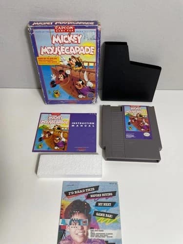 Mickey Mousecapade Nintendo NES Complete Authentic Tested