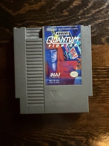 HAL America Kabuki Quantum Fighter Nintendo NES Game Cartridge NTSC-U/C
